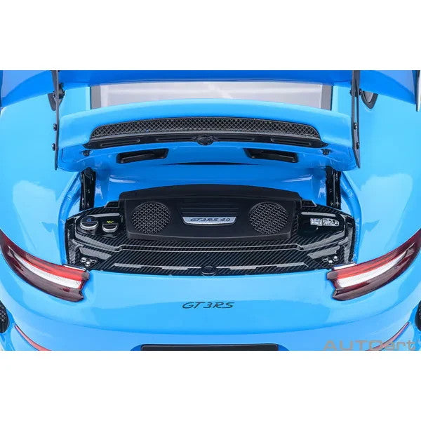 AUTOart 78182 1/18 Porsche 911 991.2 GT3 RS Light Blue Diecast