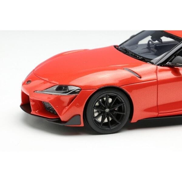Make Up EIDOLON EM730 1/43 Toyota GR Supra RZ A91 Plasma Orange 100 Edition