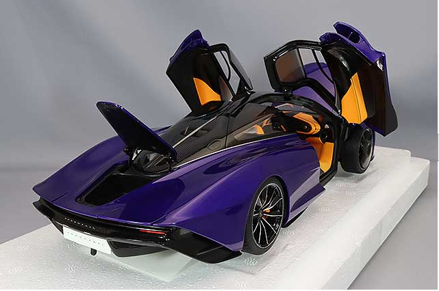 AUTOart 76089 1/18 McLaren Speedtail Metallic Purple Composite Model