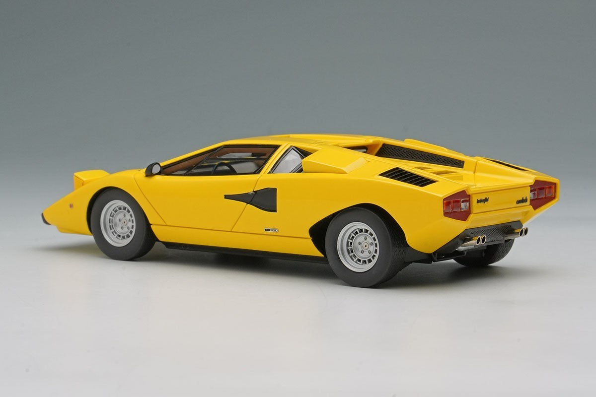 Make Up EIDOLON EM822A 1/43 Lamborghini Countach LP400 1974 Yellow Resin
