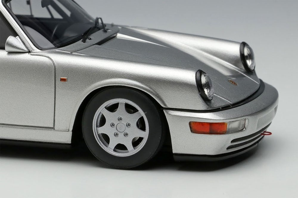Make Up VISION VM164D 1/43 Porsche 911 964 Carrera 4 Lightweight 1990 Silver