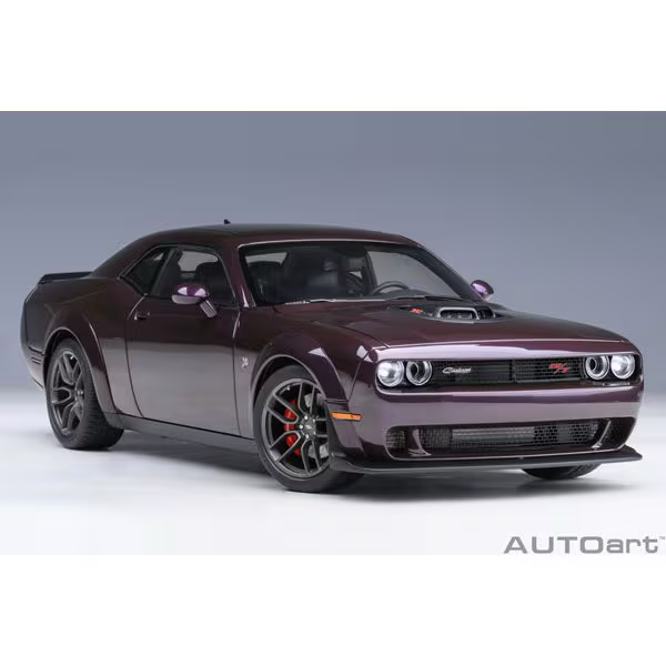 AUTOart 71771 1/18 Dodge Challenger R/T Scat Pack Widebody 2022 Hell-Raisin Meta