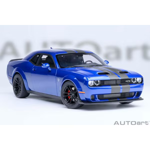 AUTOart 71763 1/18 Dodge Challenger SRT Jailbreak 2022 Blue Diecast