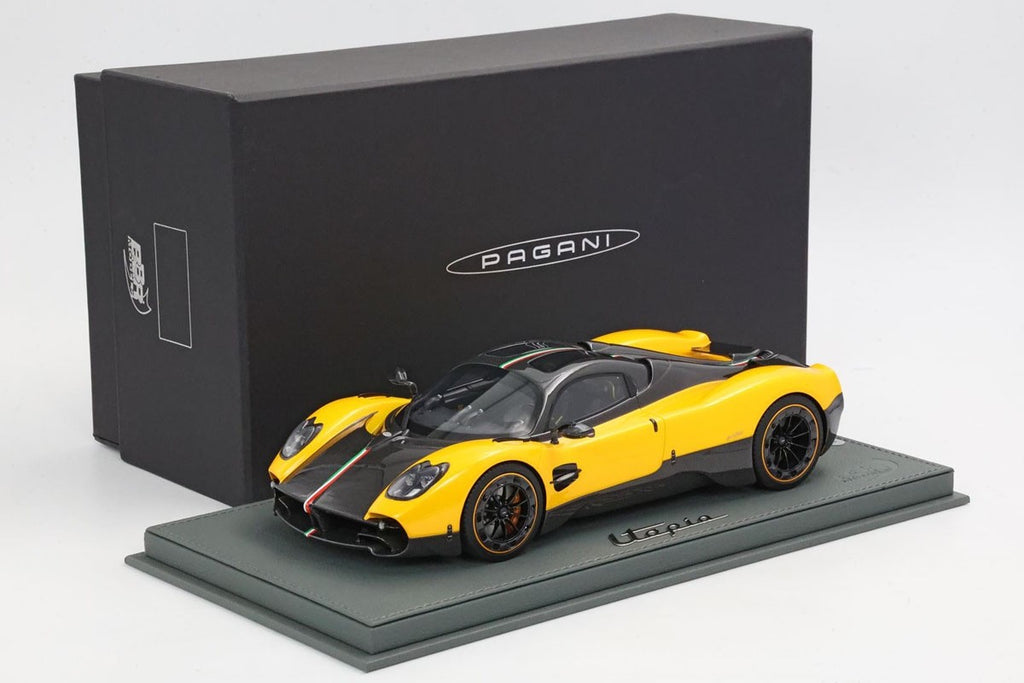 BBR P18223MV 1/18 Pagani Utopia 2022 Giallo Ginevra Yellow Resin Limited 100pcs