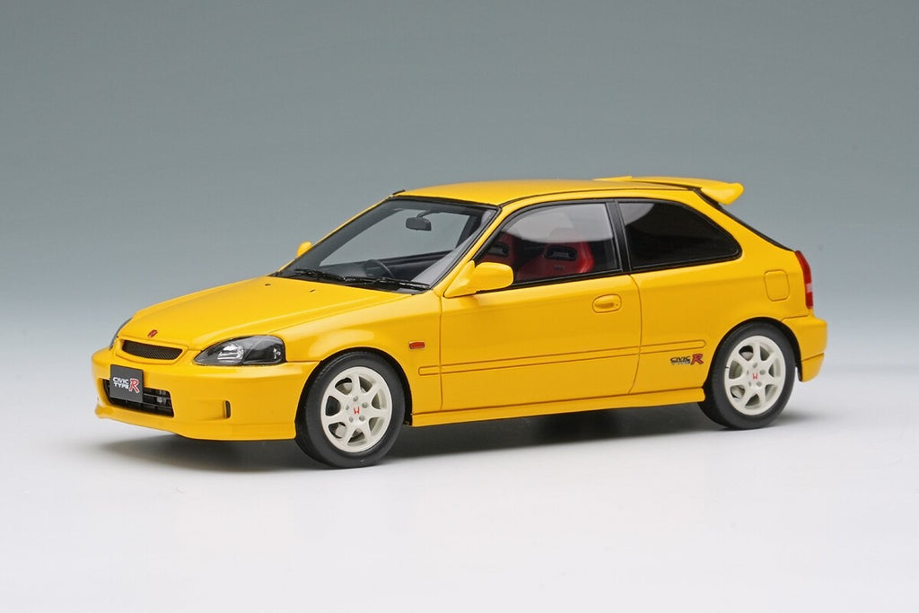 Make Up Eidolon EM481B 1/43 Honda Civic Type R EK9 1998 Sunlight Yellow