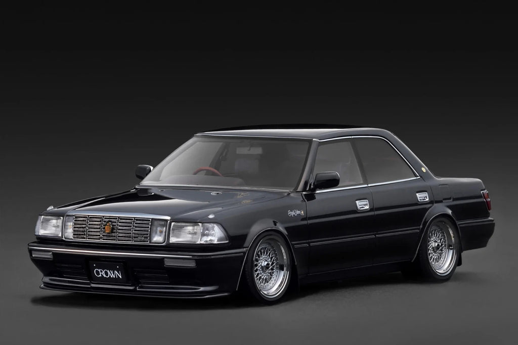Ignition Model IG3736 1/18 Toyota Crown Royal Saloon G 130 Black Resin