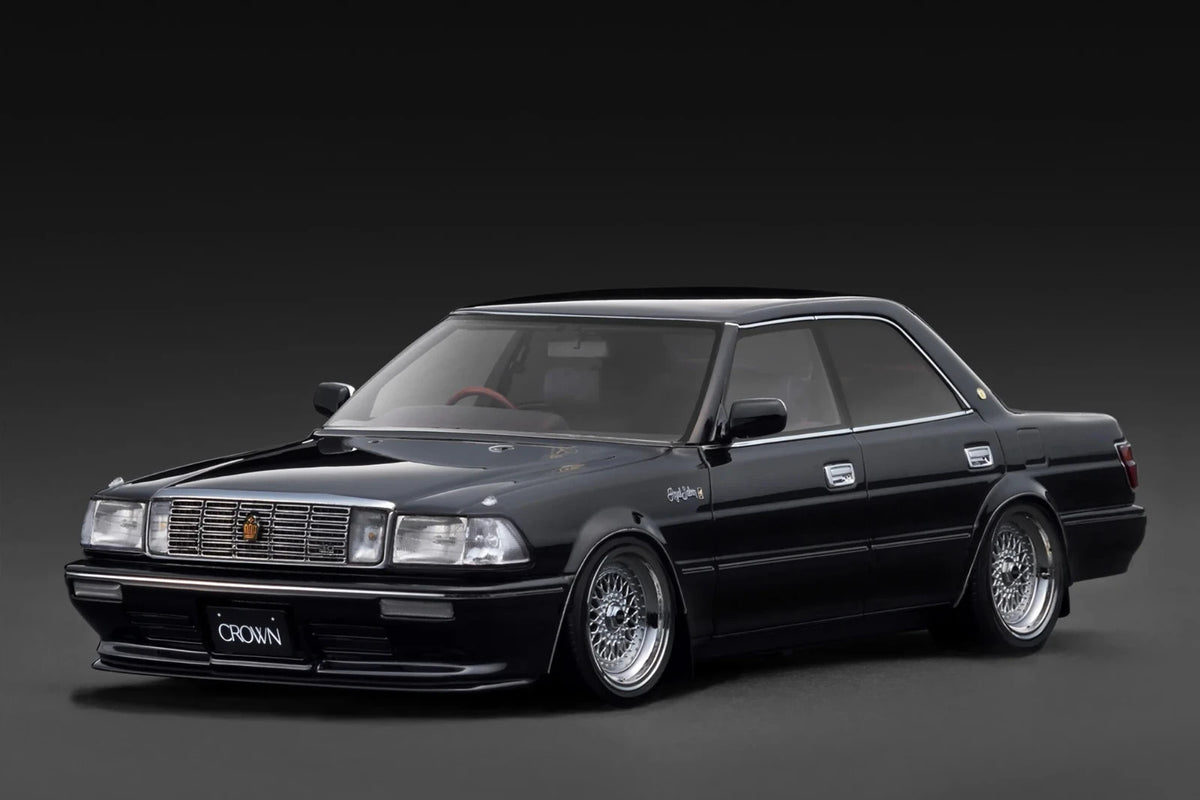 Ignition Model IG3736 1/18 Toyota Crown Royal Saloon G 130 Black Resin