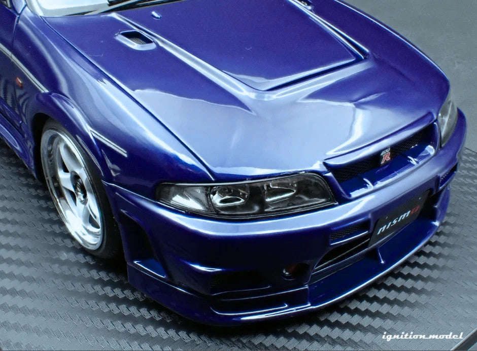 Ignition Model IG3655 1/18 Nissan NISMO 400R R33 Deep Marine Blue Resin