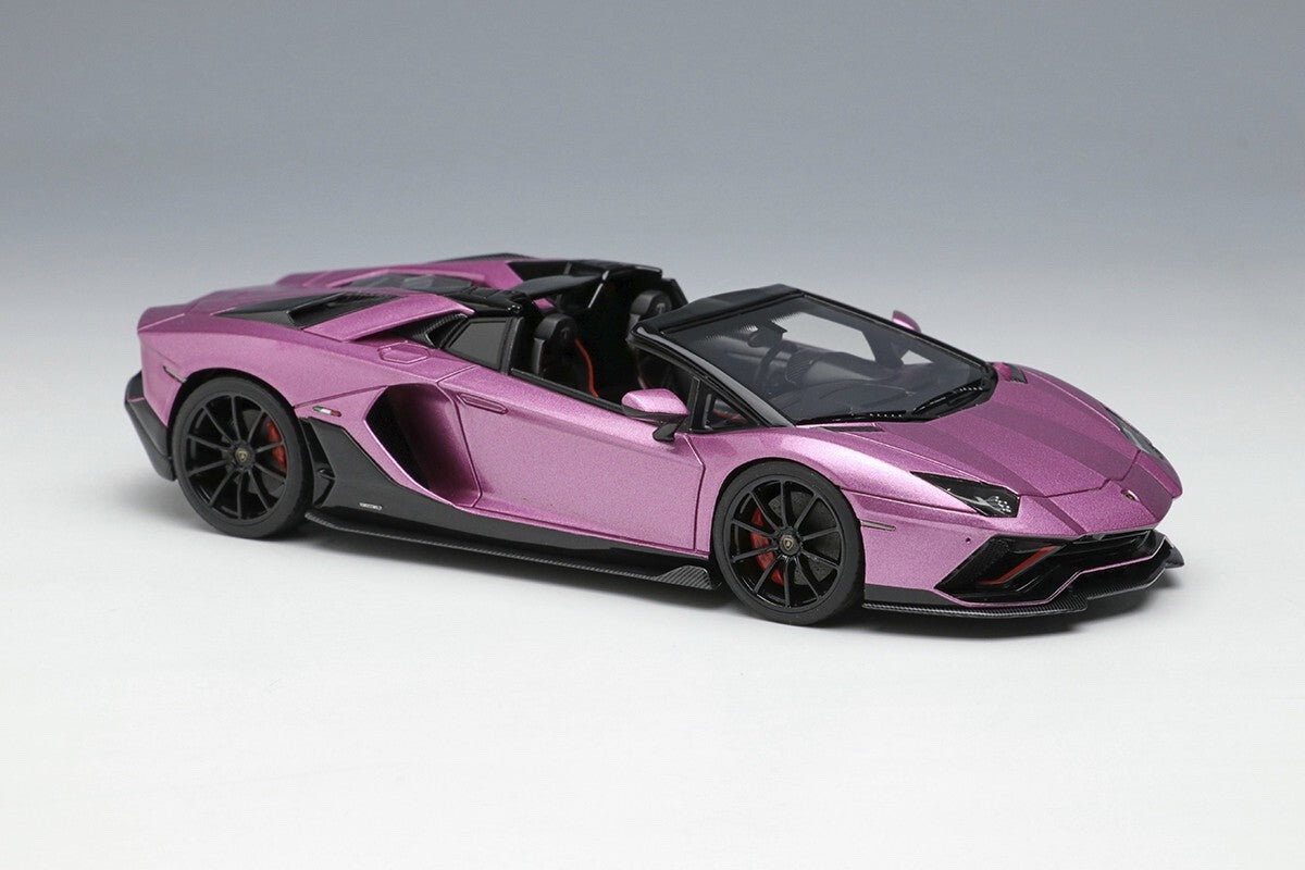 EIDOLON EM638E 1/43 Lamborghini Aventador LP780-4 Ultimae Roadster Viola 30th