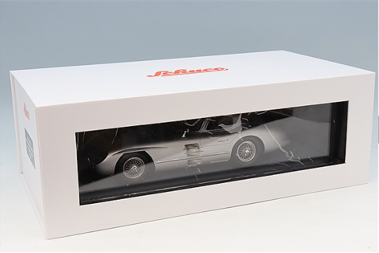 Schuco SC18U00069 1/18 Mercedes-Benz 300 SLR Uhlenhaut 1955 Silver Resin