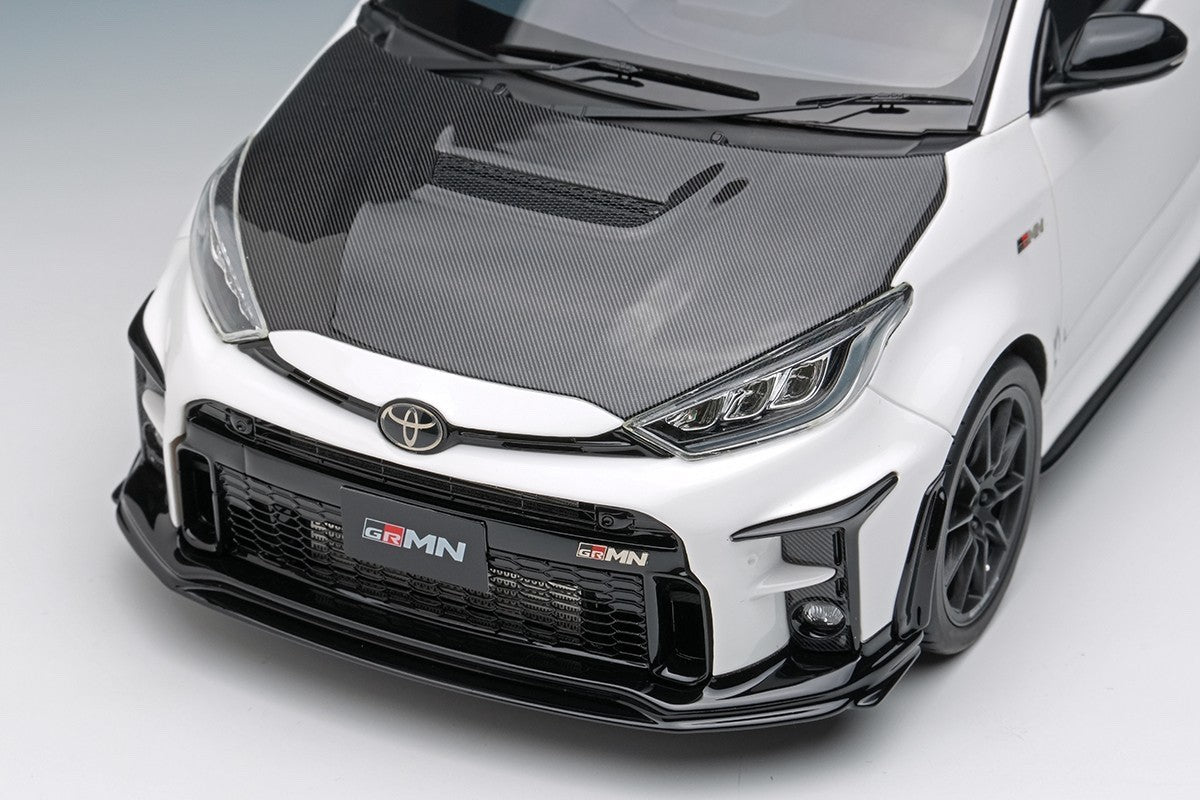 EIDOLON EML133B 1/18 Toyota GRMN Yaris Circuit Package 2022 White Pearl Mica