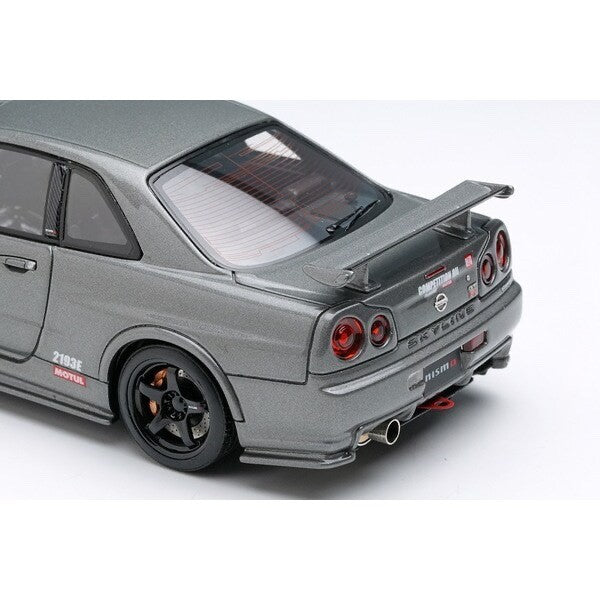 EIDOLON EM422A 1/43 Nissan Skyline GT-R NISMO BNR34 CRS Version 2011 Dark Metal