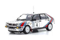 Kyosho KS08960B 1/18 Lancia Delta HF 4WD 1000 Lakes Team Lancia 1987 #4 White