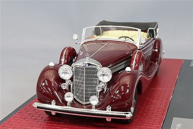 Matrix MX41302231 1/43 Mercedes-Benz 770K W150 Cabriolet B 1939 Maroon Resin