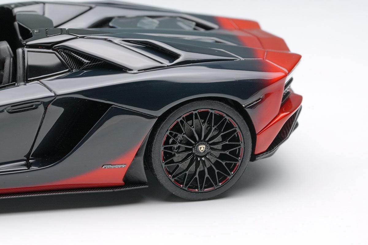 EIDOLON EM767B 1/43 Lamborghini Aventador S Roadster 50th Japan 2018 Rosso