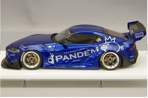Make Up EIDOLON RB007D 1/43 Pandem GR Supra Ver1.5 Candy Blue Widebody 2019
