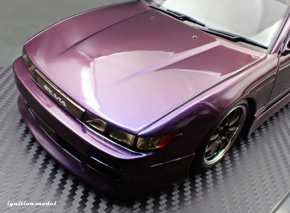 Ignition Model IG3586 1/18 Vertex S13 Silvia Purple Metallic CE28N