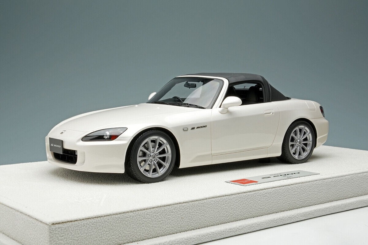 Make Up EIDOLON EML118B 1/18 Honda S2000 AP2 2005 Platinum White Pearl