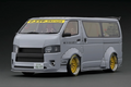 Ignition Model IG3120 1/18 T.S.D WORKS Toyota Hiace Wide Body Gray Resin