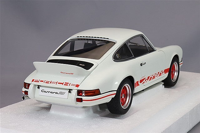 AUTOart 78030 1/18 Porsche 911 Carrera 2.7 RS Grand Prix White Red Stripe