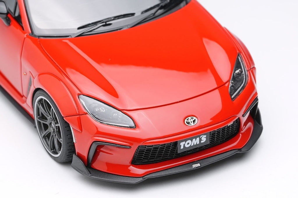 EIDOLON EM725F 1/43 Toyota TOM'S GR86 Wide Body 2022 Spark Red Resin 50pcs