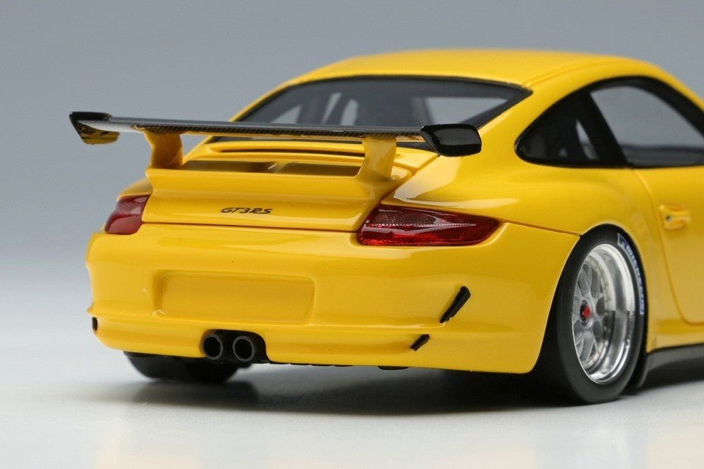 EIDOLON EM710E 1/43 Porsche 911 997 GT3 RS 2007 Speed Yellow Resin Limited 60pcs