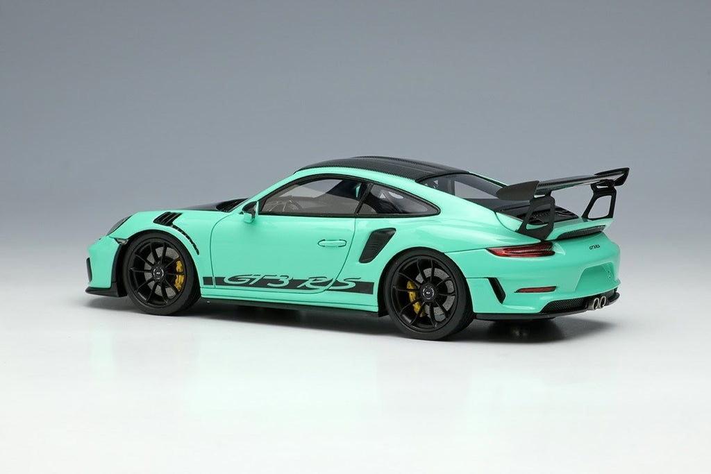 EIDOLON EM574I 1/43 Porsche 911 991.2 GT3 RS Weissach Package 2018 Mint Green