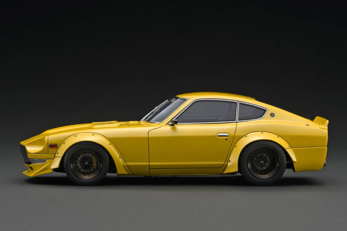 Ignition Model IG3109 1/18 Nissan Fairlady Z S30 STAR ROAD Yellow Resin