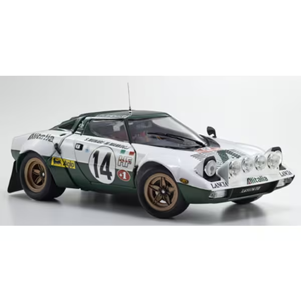 Kyosho KS08130E 1/18 Lancia Stratos HF Monte Carlo 1975 Diecast