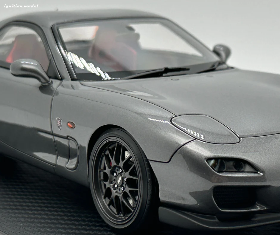Ignition Model IG3608 1/18 Mazda RX-7 FD3S Spirit R Type A BBS Gray Resin