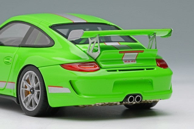 EIDOLON EM606E 1/43 Porsche 911 997.2 GT3 RS 4.0 2012 Green Yellow Resin
