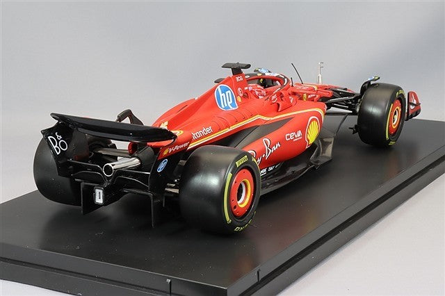 Bburago K18-16821L16 1/18 Ferrari SF-24 #16 Leclerc F1 2024 Red Diecast w/Case