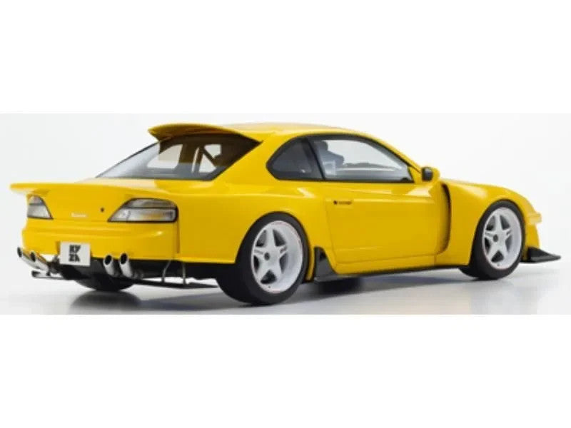 Kyosho KSR18066Y 1/18 Nissan Silvia S15 Khyzyl Saleem Yellow Resin