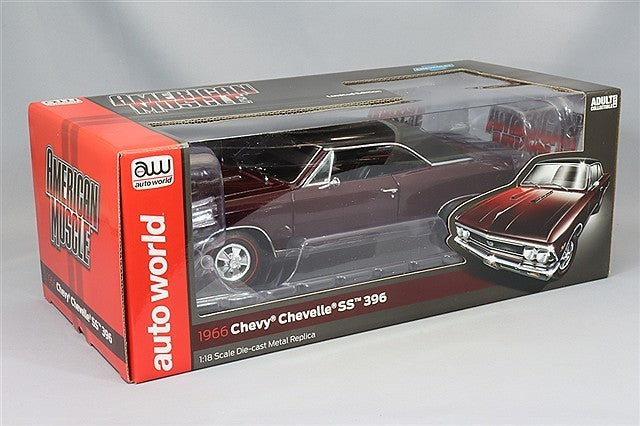 American Muscle KS-AMM1343 1/18 Chevrolet Chevelle SS396 1966 Diecast