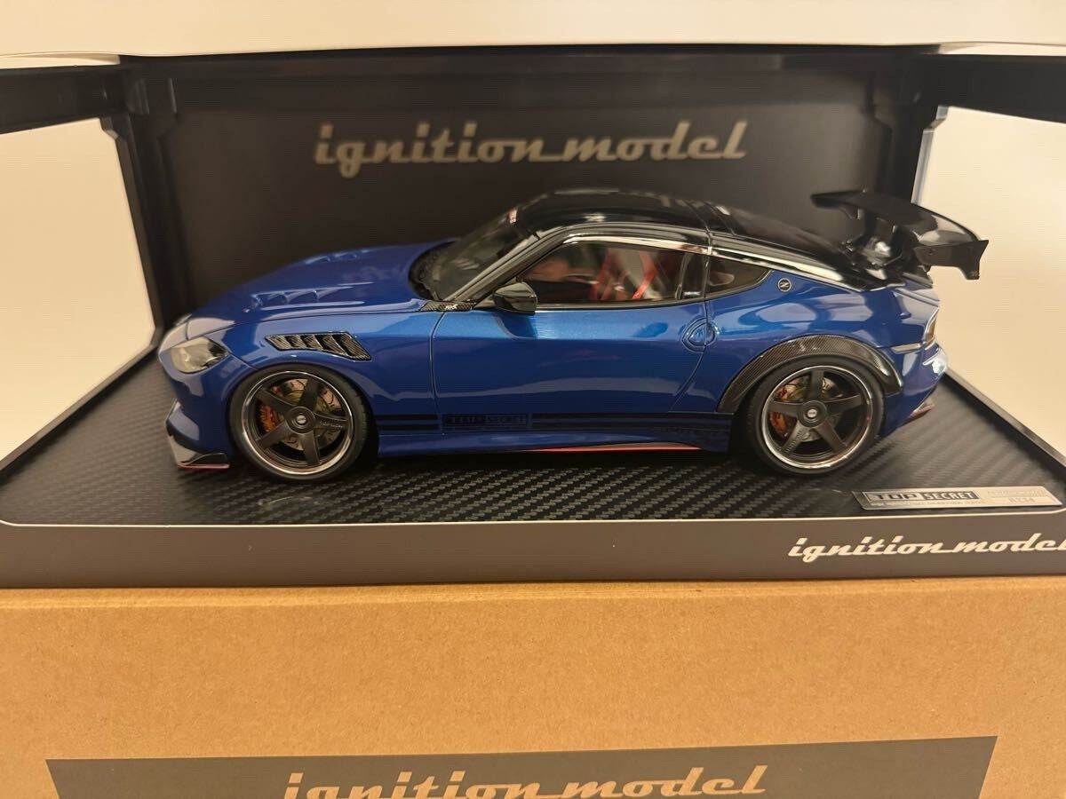 Ignition Model IG3386 1/18 Top Secret Fairlady Z RZ34 Blue Metallic