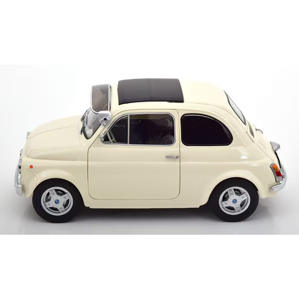 KK Scale KKDC120062 - 1/12 Fiat 500 F Custom 1968 Cream [Die-cast Mini Car]