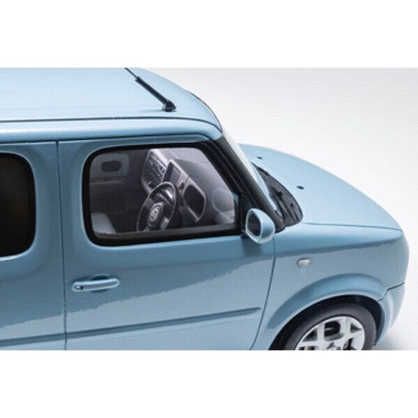 Kyosho KSR18060AB - 1/18 Nissan Cube Air Blue [Resin Cast Mini Car]