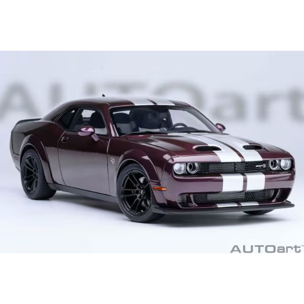 AUTOart 71762 1/18 Dodge Challenger SRT Jailbreak 2022 Purple Diecast