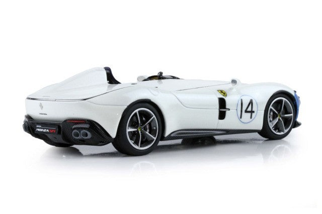 BBR BBRC220BS 1/43 Ferrari Monza SP1 Bianco Sanae Blue Nose Limited 50pcs