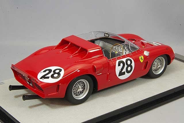 Tecnomodel TM18-129E 1/18 Ferrari Dino 268 SP Le Mans 1962 #28 Rodriguez Resin