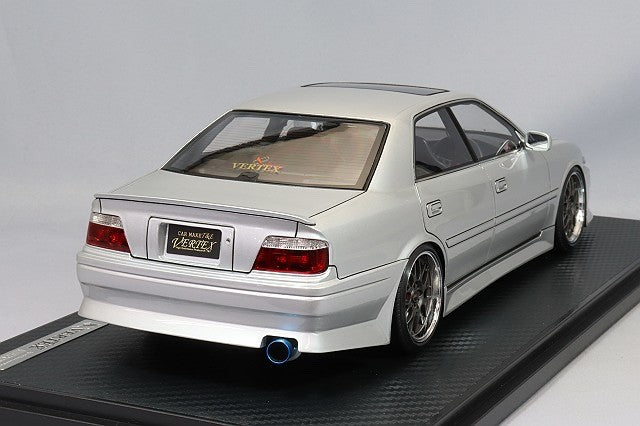 Ignition Model IG3323 1/18 VERTEX Toyota Chaser JZX100 BBS Silver Resin