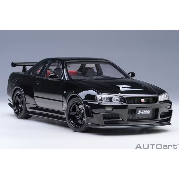 AUTOart 77463  1:18 Nissan Skyline GT-R R34 NISMO Z-tune Black Pearl Diecast