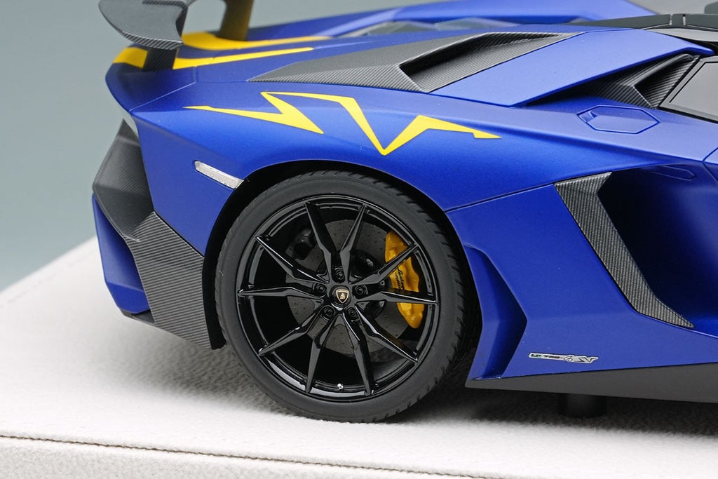 EIDOLON EML007G 1/18 Lamborghini Aventador SV Roadster 2015 Candy Blue Ltd 50pcs