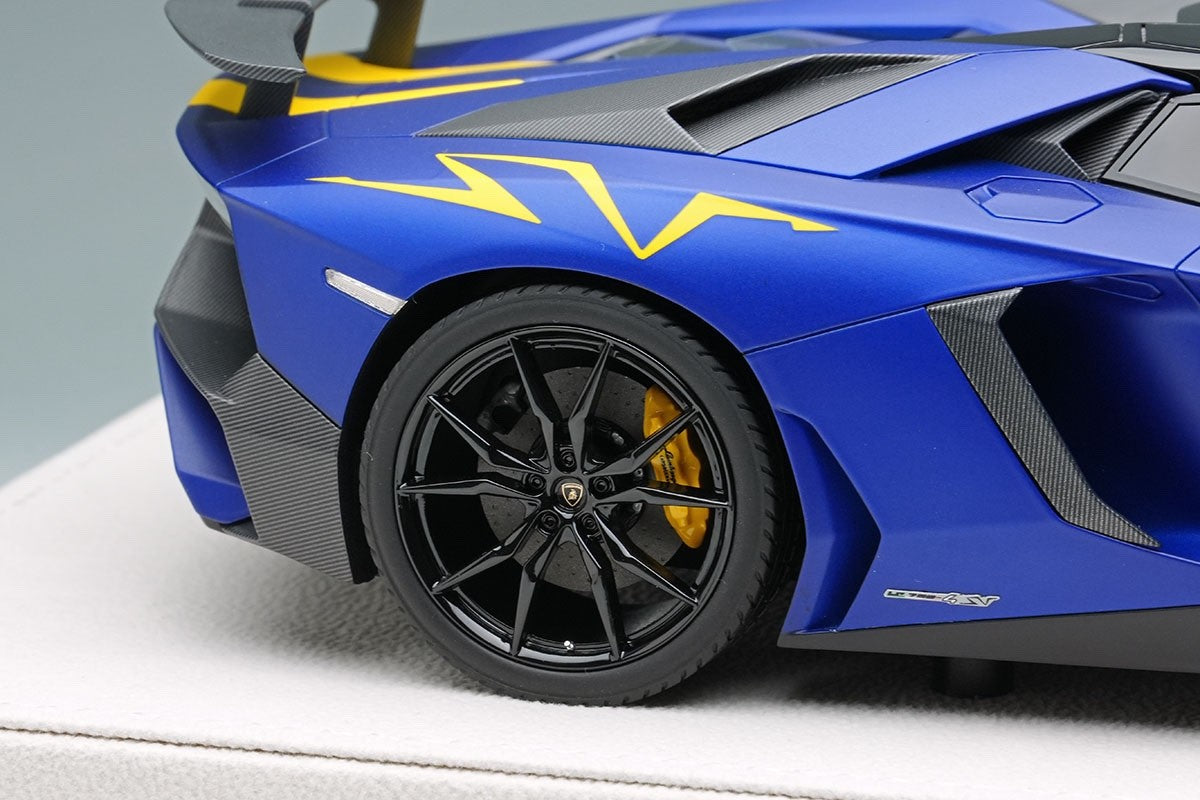 EIDOLON EML007G 1/18 Lamborghini Aventador SV Roadster 2015 Candy Blue Ltd 50pcs