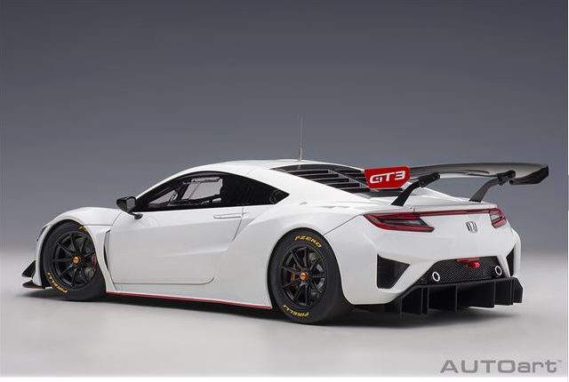 AUTOart Aa81898 1/18 Honda NSX GT3 Customer Racing Spec 2018 White