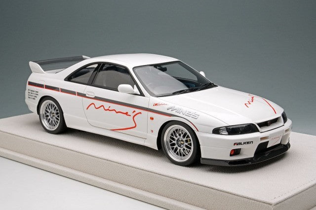 EIDOLON EML179B 1/18 Mine's Skyline GT-R(BCNR33) White Limited 120pcs