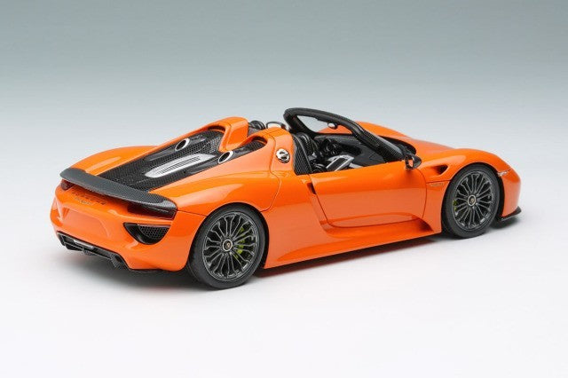 EIDOLON EM568H 1/43 Porsche 918 Spyder 2011 Orange Resin Limited 60pcs