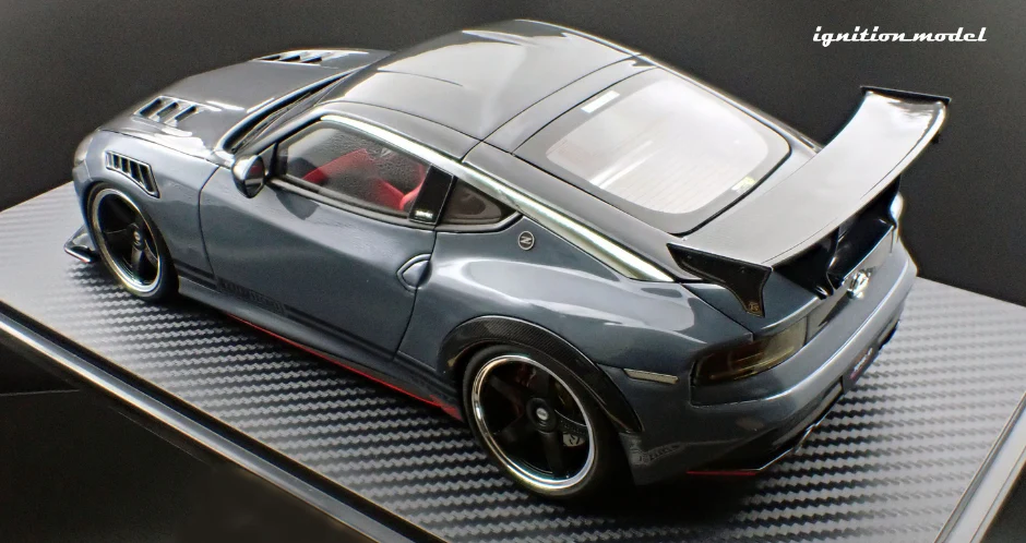 Ignition Model IG3388 1/18 TOP SECRET Nissan Fairlady Z RZ34 Stealth Gray Resin