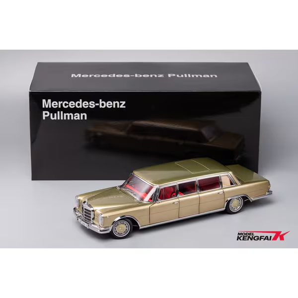 KENGFai TK-KF029-3 1/18 Mercedes-Benz Pullman Pearl Champagne Gold Diecast Model