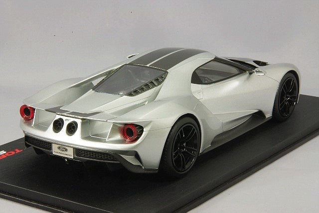 TOP SPEED TS0011 1/18 Ford GT 2015 Chicago Auto Show Silver Resin